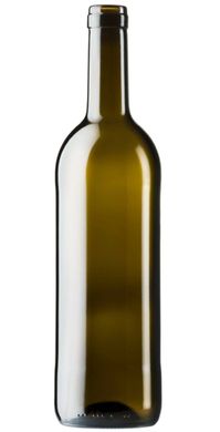 Бутылка для вина Бордо 750 мл оливковая